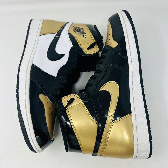 Jordan 1 Retro High NRG Patent Gold Toe