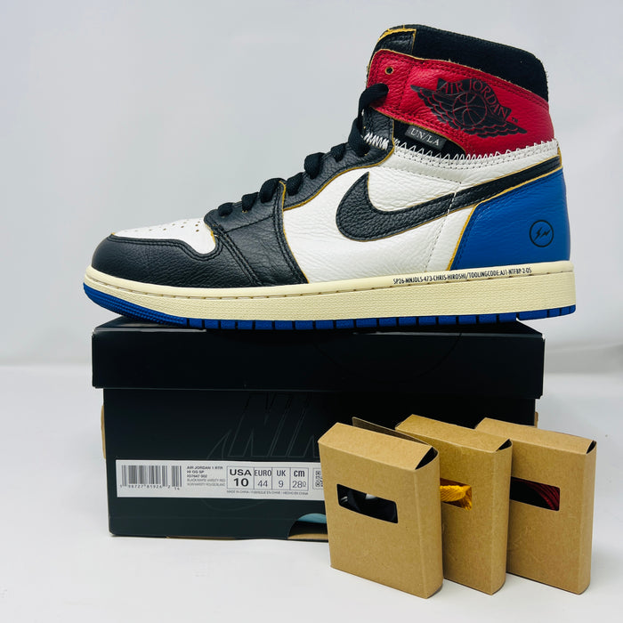 Jordan 1 Retro High OG SP Fragment x Union LA Varsity Red Sport Royal