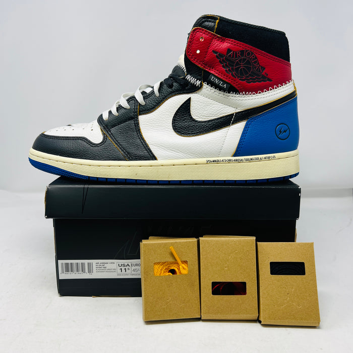 Jordan 1 Retro High OG SP Fragment x Union LA Varsity Red Sport Royal