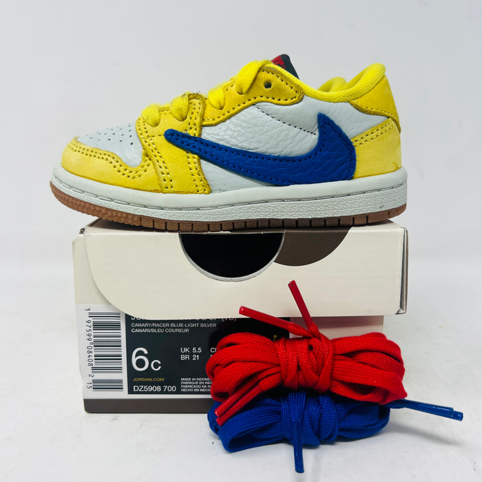 Jordan 1 Retro Low OG SP Travis Scott Canary (TD)