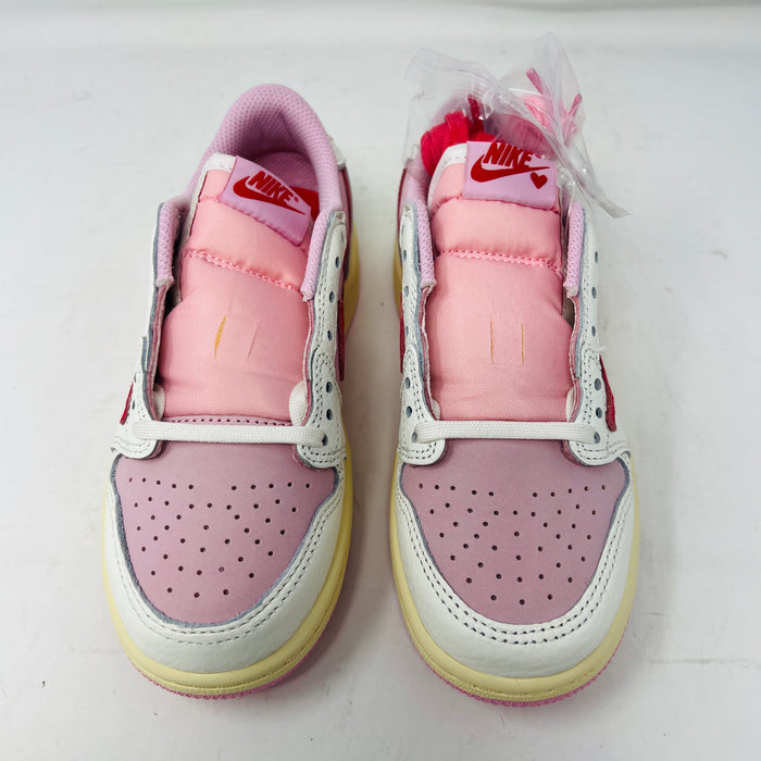 Jordan 1 Retro Low OG SP Travis Scott Sail Tropical Pink (PS)