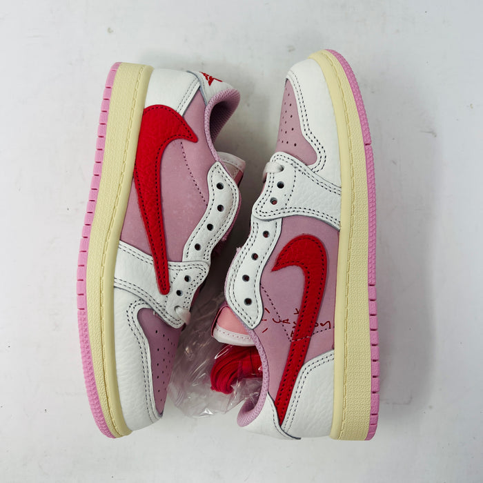 Jordan 1 Retro Low OG SP Travis Scott Sail Tropical Pink (PS)