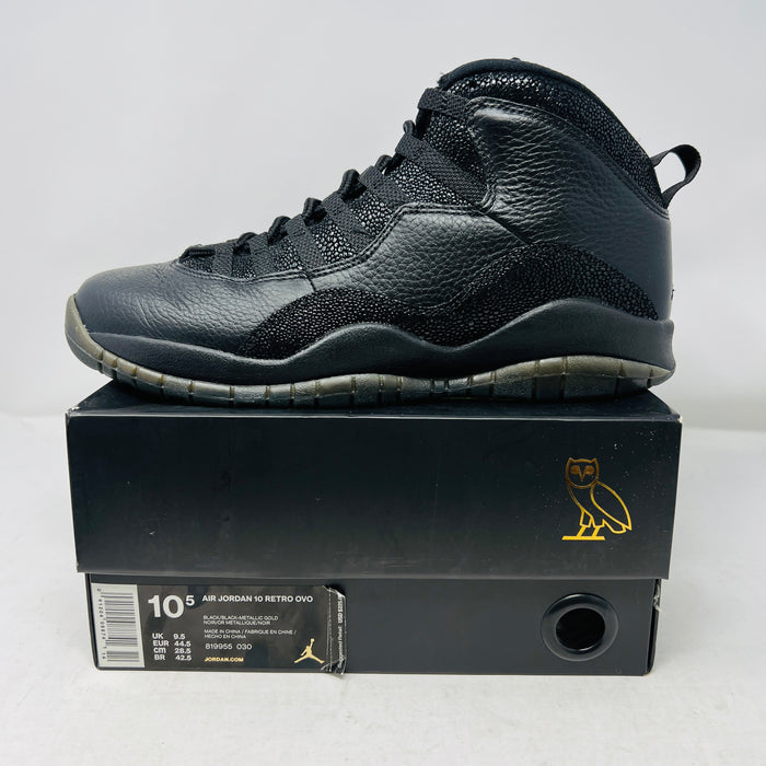 Jordan 10 Retro Drake OVO Black