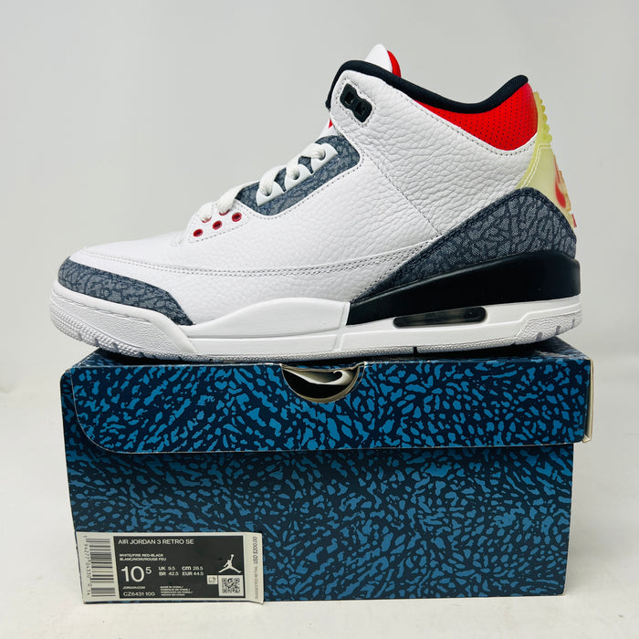 Jordan 3 Retro SE Fire Red Denim (2020)