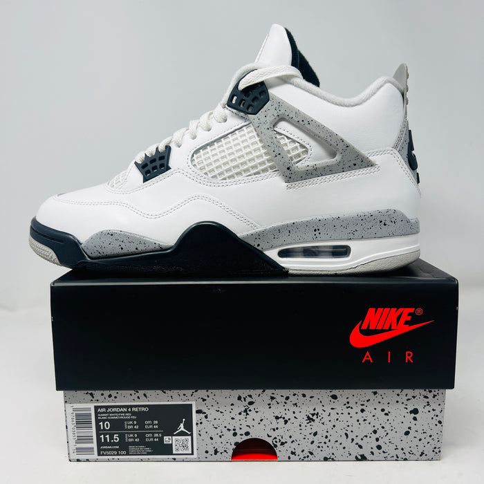 Jordan 4 Retro White Cement (2025)