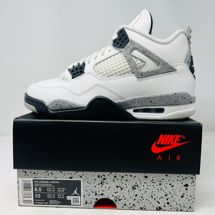 Jordan 4 Retro White Cement (2025)