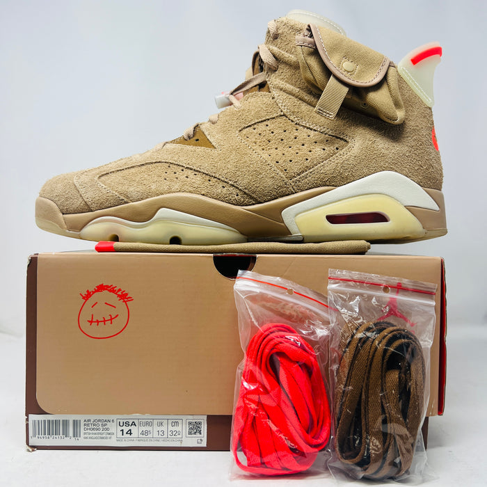 Jordan 6 Retro Travis Scott British Khaki