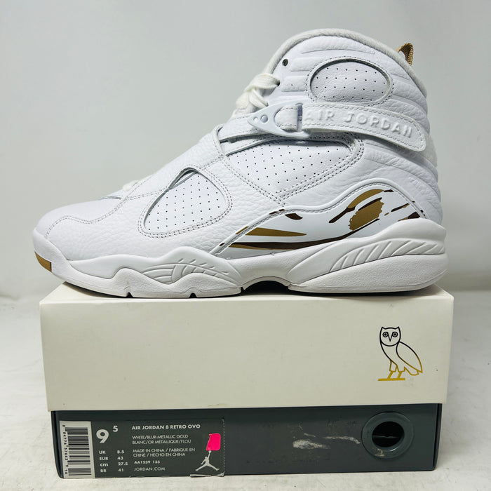 Jordan 8 Retro OVO White