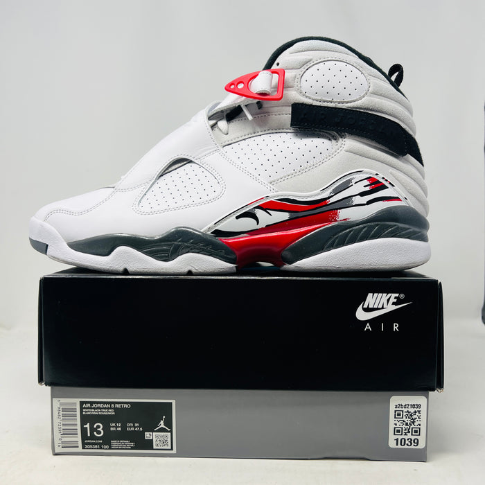 Jordan 8 Retro White True Red (2025)