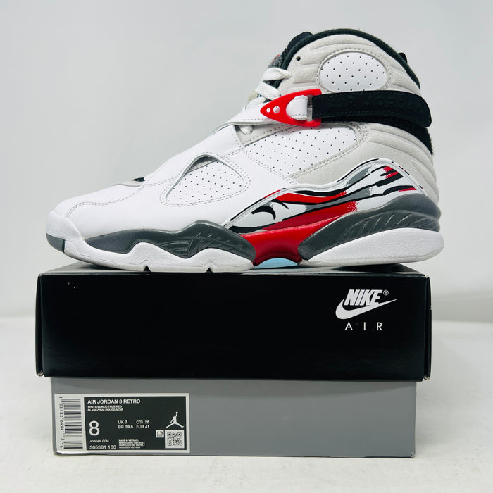 Jordan 8 Retro White True Red (2025)