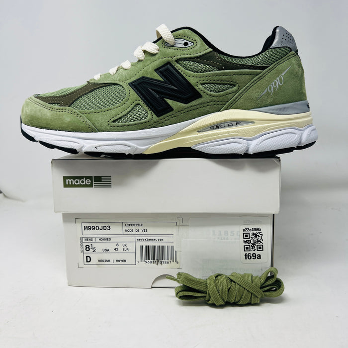 New Balance 990v3 MiUSA JJJJound Olive
