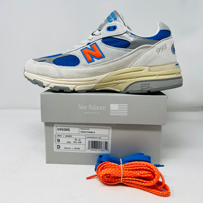 New Balance 993 MiUSA Kith Madison Square Garden Ancient Scroll