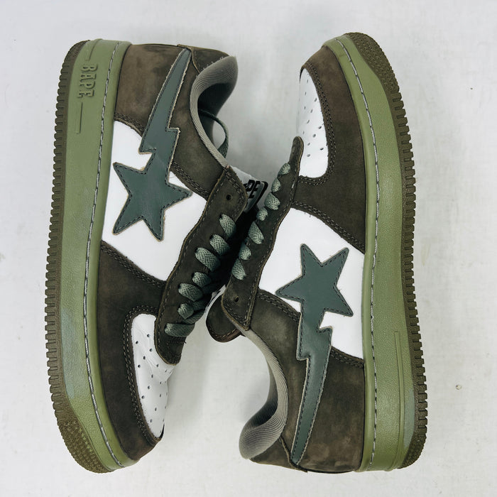 A Bathing Ape Bape Sta FS-001 Low Olive Drab