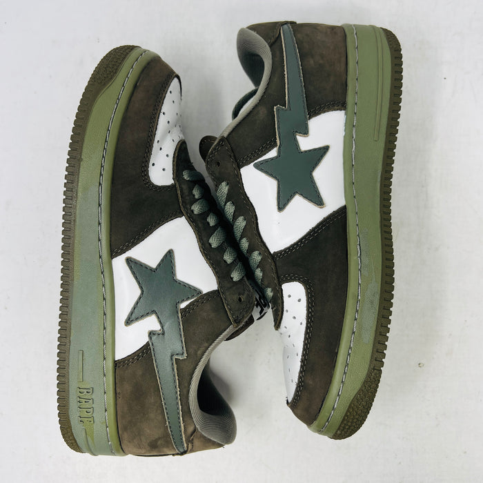 A Bathing Ape Bape Sta FS-001 Low Olive Drab
