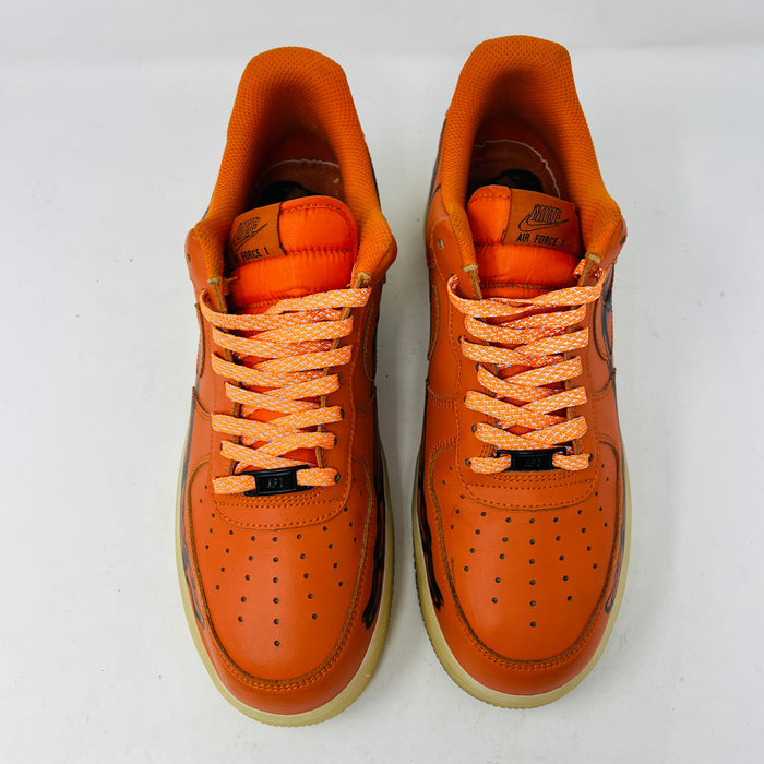 Nike Air Force 1 Low Orange Skeleton Halloween (2020)