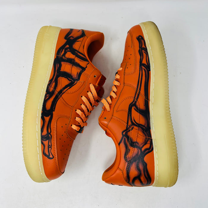 Nike Air Force 1 Low Orange Skeleton Halloween (2020)