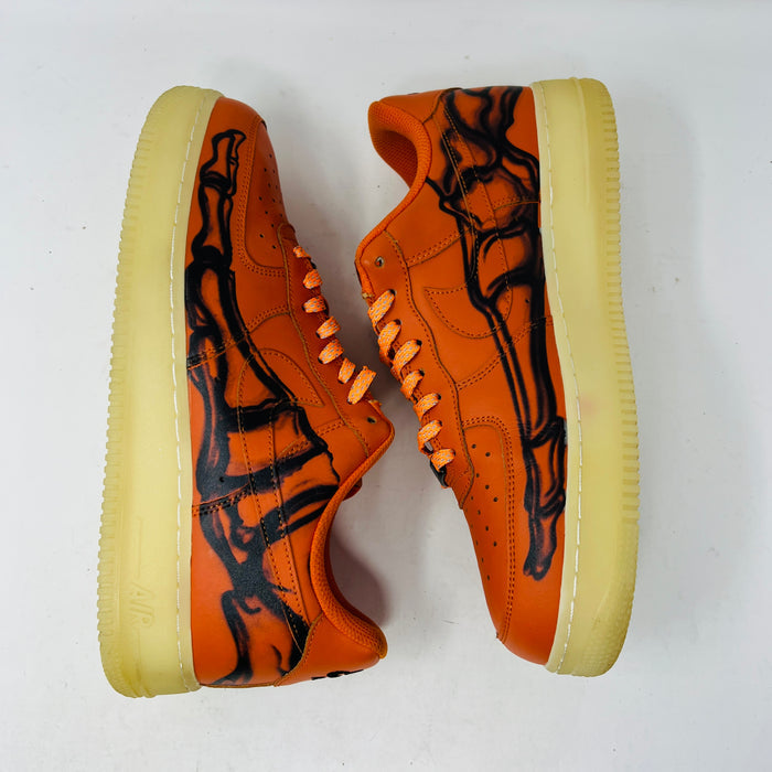 Nike Air Force 1 Low Orange Skeleton Halloween (2020)