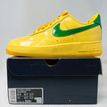 Nike Air Force 1 Low Patent Leather Topaz Gold Pine Green