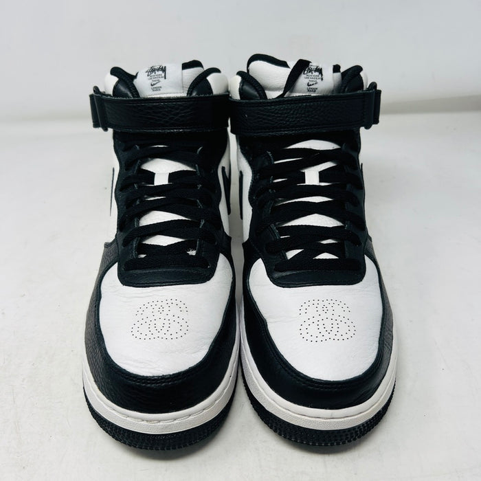 Nike Air Force 1 Mid Stussy Light Bone Black