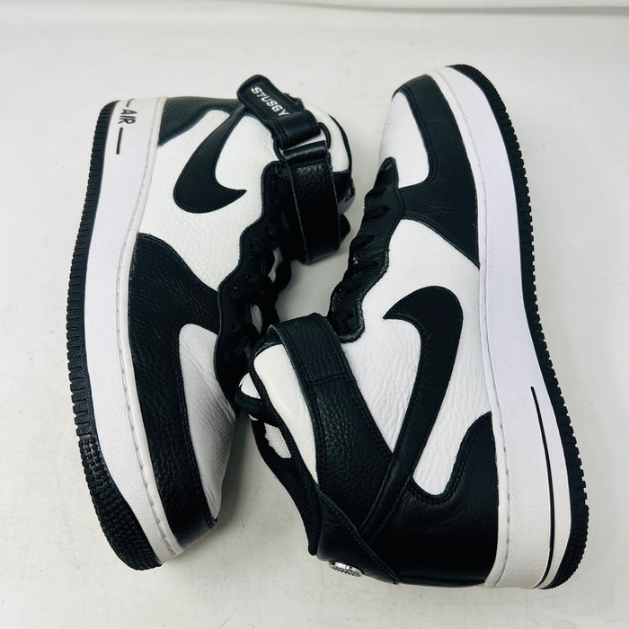Nike Air Force 1 Mid Stussy Light Bone Black