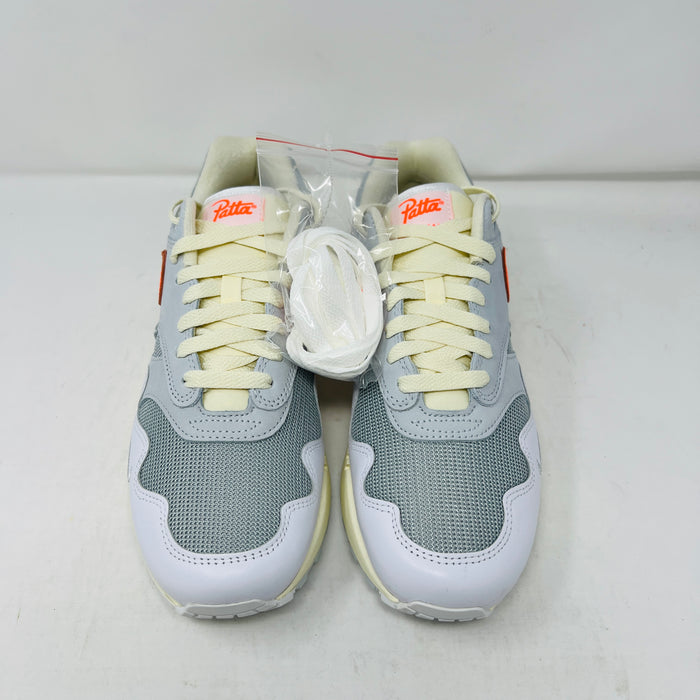 Nike Air Max 1 Patta Waves White Hyper Crimson (With Bracelet)