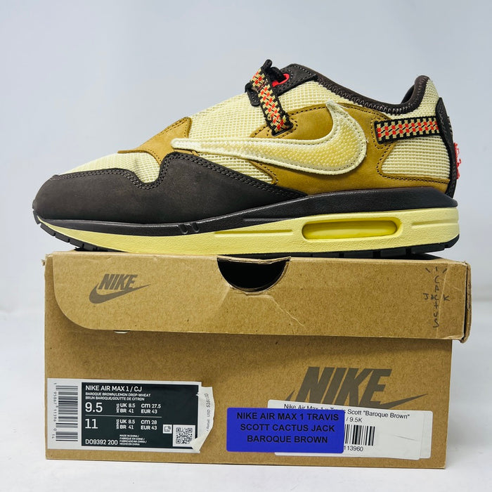 Nike Air Max 1 Travis Scott Cactus Jack Baroque Brown