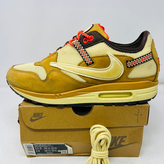 Nike Air Max 1 Travis Scott Cactus Jack Wheat Lemon Drop