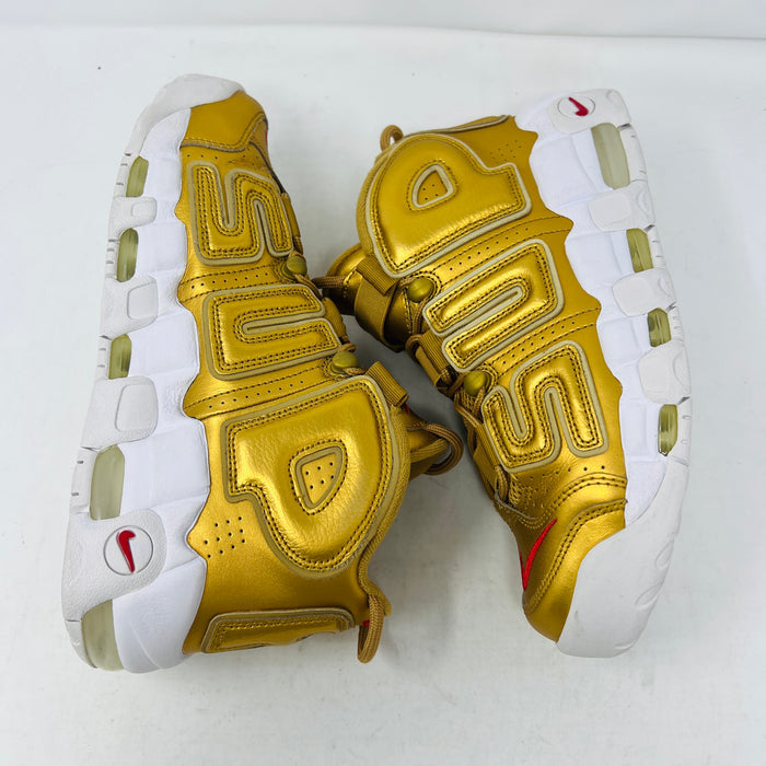 Nike Air More Uptempo Supreme Suptempo Gold