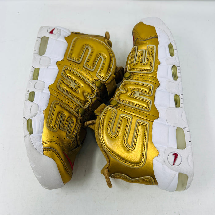 Nike Air More Uptempo Supreme Suptempo Gold