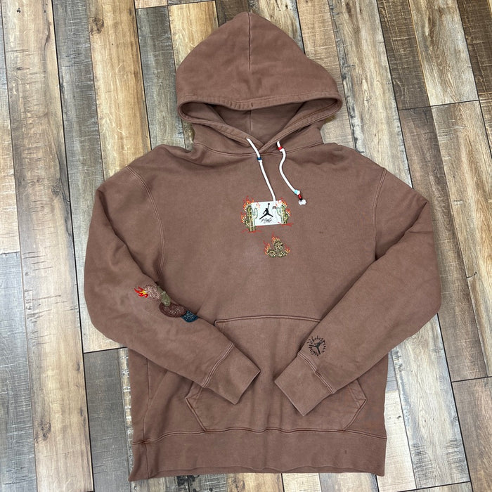 Air Jordan x Travis Scott Hoodie 'Archaeo Brown'