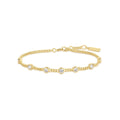 Ania Haie Cubic Zirconia Bracelet in Sterling Silver with 14kt Yellow Gold Plate