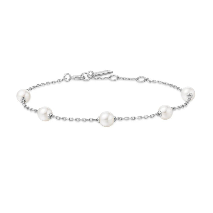 Ania Haie Shell Pearl Bracelet in Sterling Silver