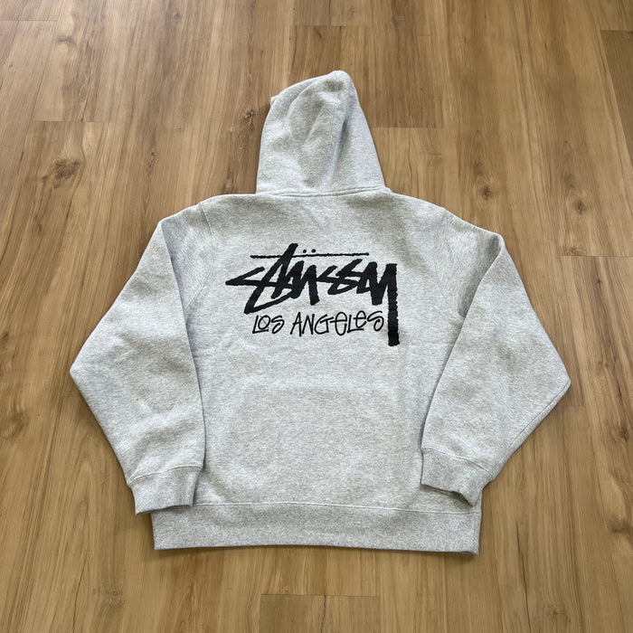 Ash Grey Stüssy Los Angeles Chapter Hoodie