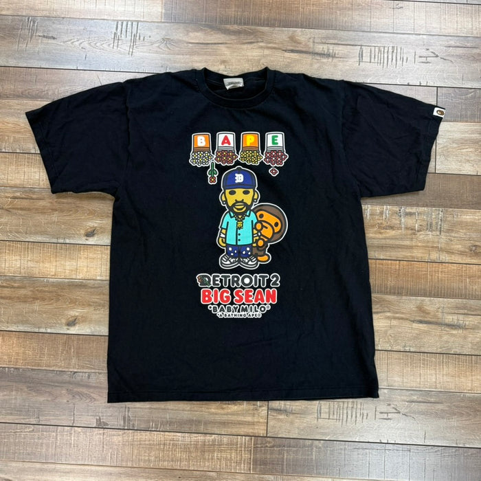 BAPE x Big Sean Detroit 2 Baby Milo Tee 'Black'