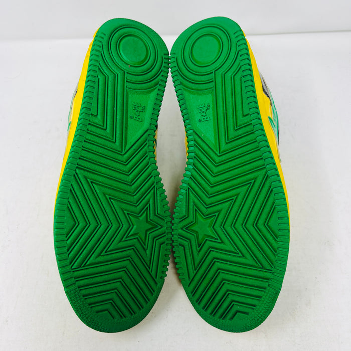 Bapesta FS-001 Low Green Black Patent
