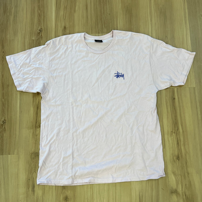 Basic Stussy Logo Tee Lavender
