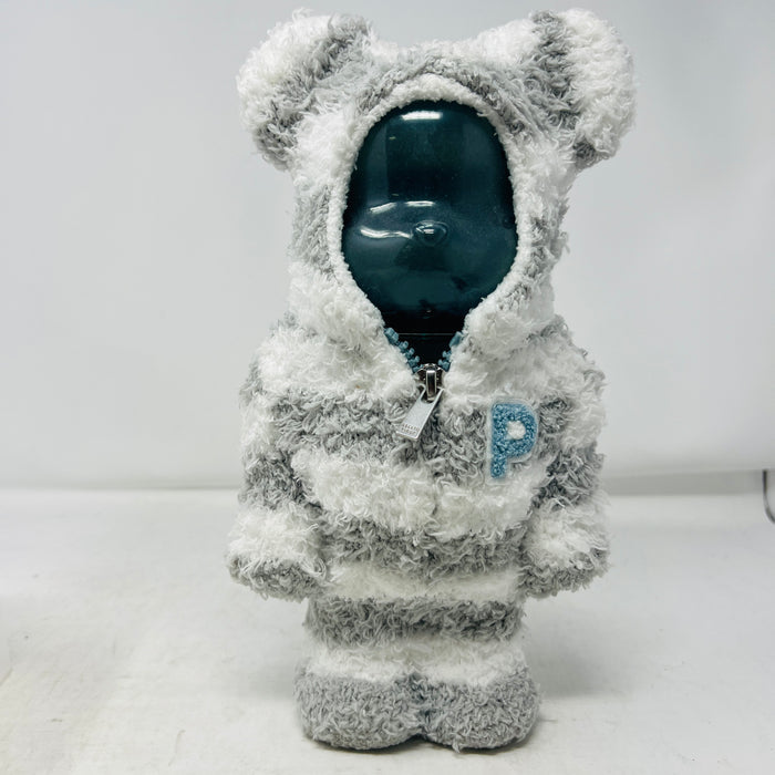 Bearbrick x Gelato Pique Pajamas 400% White/Blue
