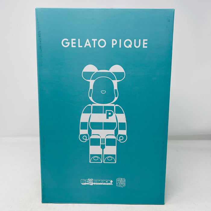 Bearbrick x Gelato Pique Pajamas 400% White/Blue
