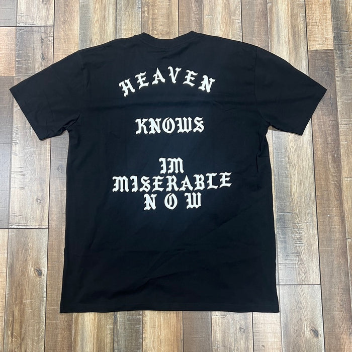 Born X Raised Heaven Knows T-shirt Black