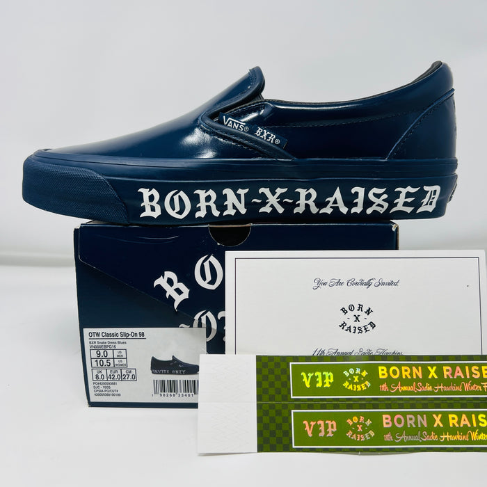 Born X Raised x Vans OTW Classic Slip-On Dress Blues