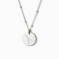 Cancer Constellation Necklace with Monogram Engraving on Back