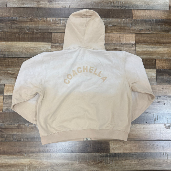 Coachella Desert Sand Washed Zip Hoodie