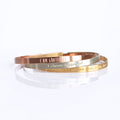 Dainty Metal Cuff with Custom Engraving