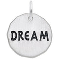Dream Charm Tag in Sterling Silver