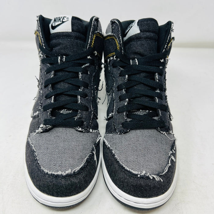 Nike Dunk High Black Denim