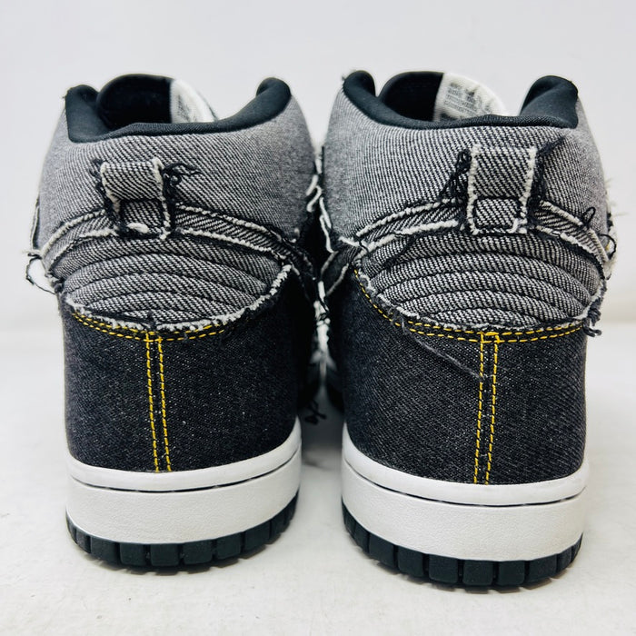 Nike Dunk High Black Denim