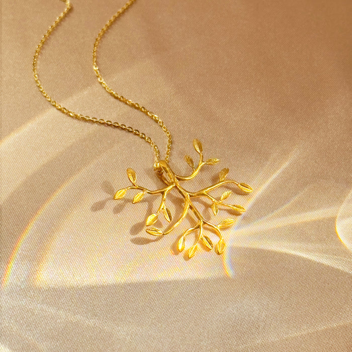 Family Tree Necklace with Kids Names