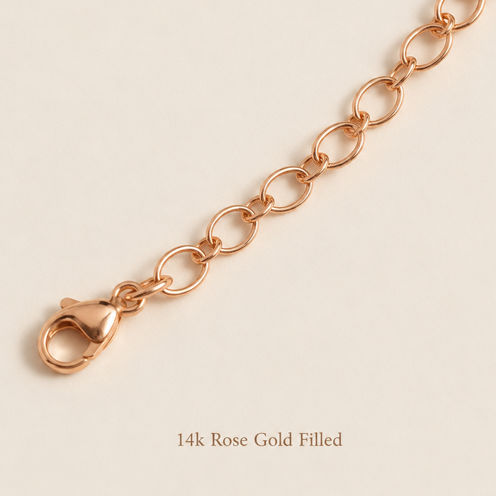 Rose gold / 1 inch