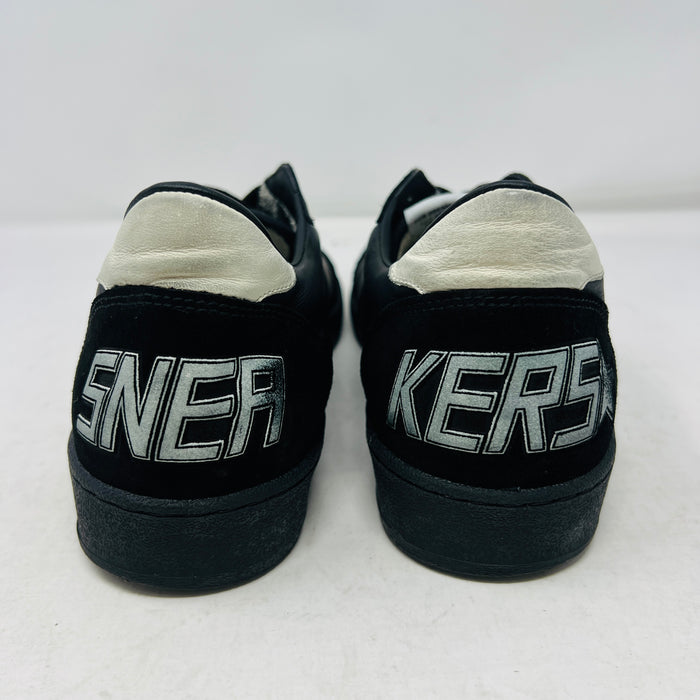 Golden Goose Ball Star Black White