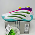 adidas Harden Vol. 9 Jalen Williams White Lucid Lime Pink